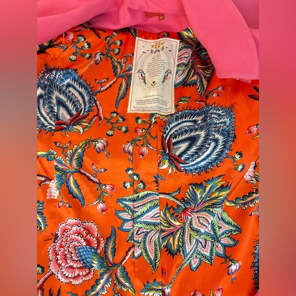 Oilily Pink Embroidered Coat - Picture 6 of 12